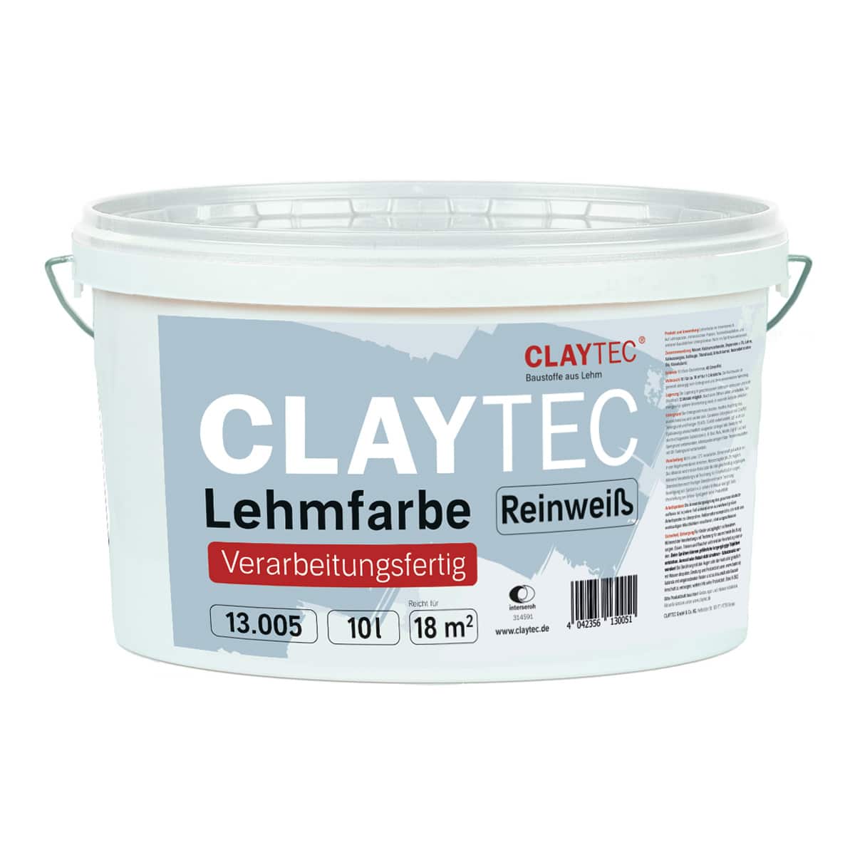 CLAYTEC Lehmfarbe, verarbeitungsfertig