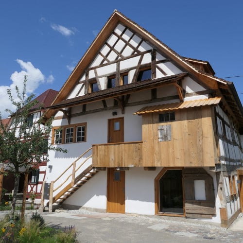 Das Rebmannshaus ist heute, mit Hilfe von CLAYTEC Produkten, ein modernisiertes Kulturdenkmal-Schmuckstück