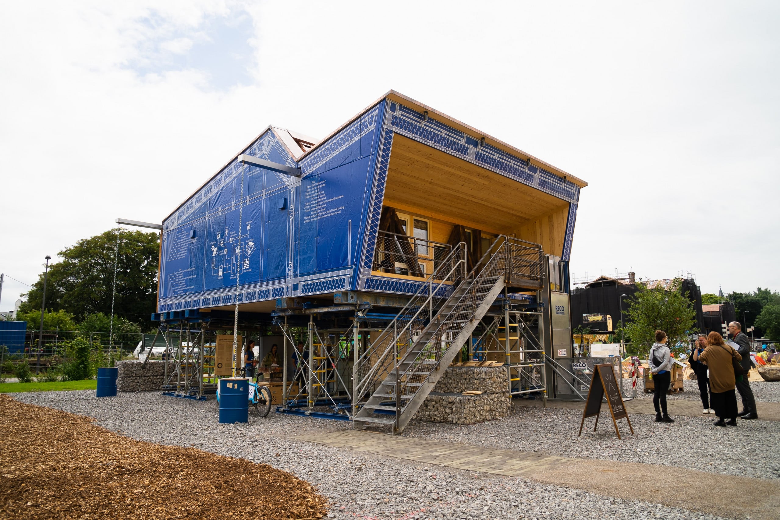 Das Haus des Teams RoofKIT beim Solar Decathlon 2022