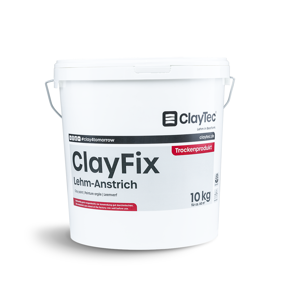 CLAYTEC CLAYFIX Lehm-Anstrich