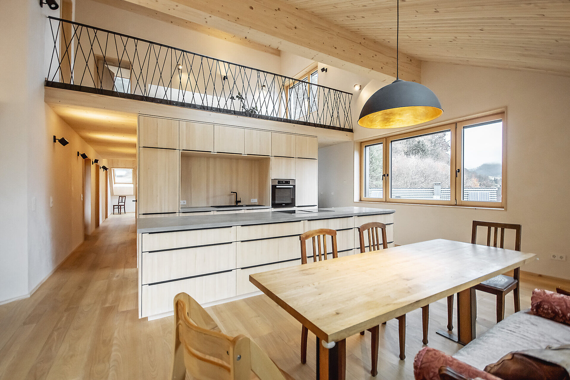 wohngesunde Küche mit Lehmputz