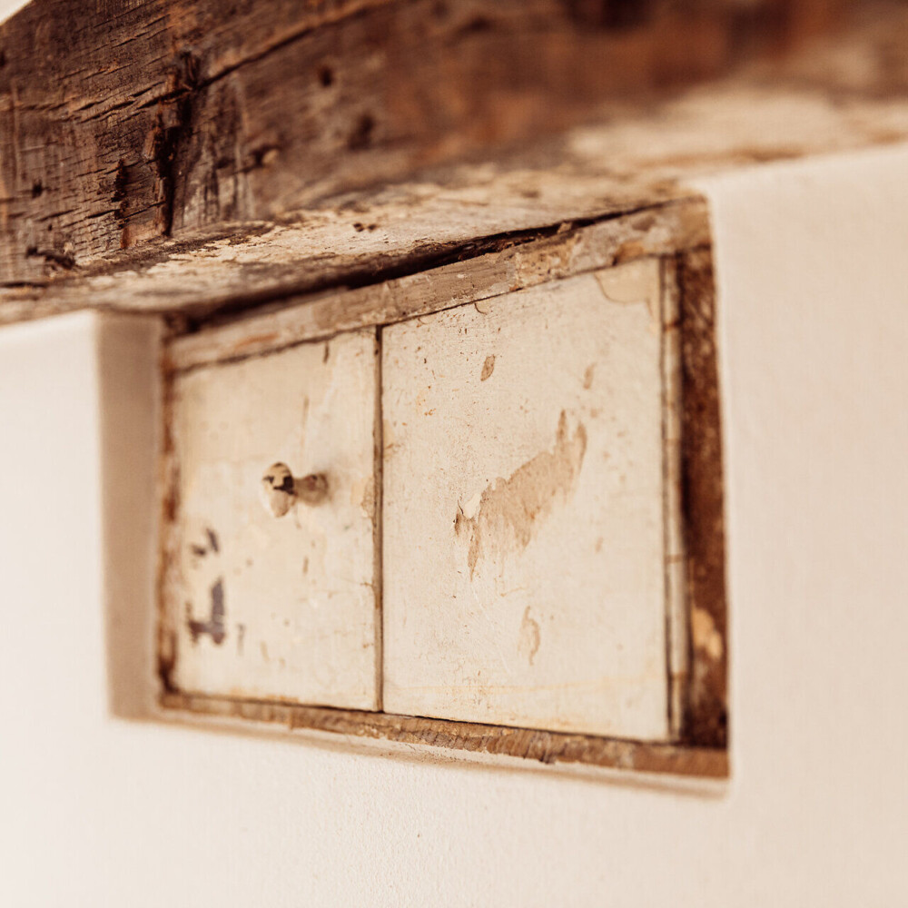 Kernsanierung denkmalgeschütztes Fachwerkhaus mit ClayTec Lehmbaustoffen - Detail